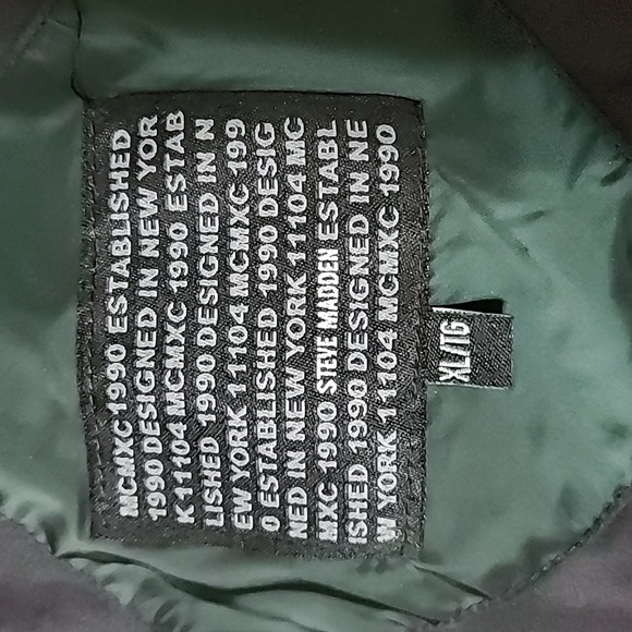 NWOT "STEVE MADDEN" GREEN PUFFER JACKET SZ XL - Picture 9 of 11